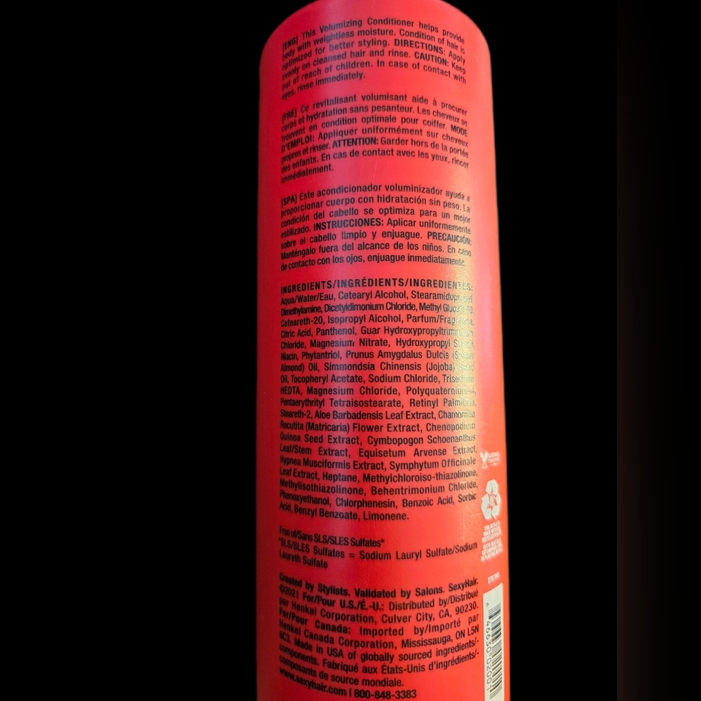 sexyhair volume conditioner - Picture 2 of 2